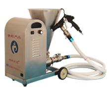 多功能噴涂機真石漆噴涂工地施工現場演示